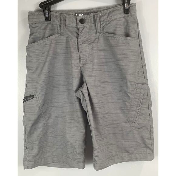 Lee Boys 14R Gray Bathing Suit Shorts with Pockets - Picture 1 of 9